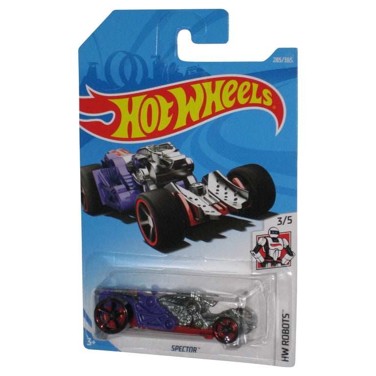 Hot Wheels HW Robots 3/5 (2017) Purple Spector Toy Car 285/365