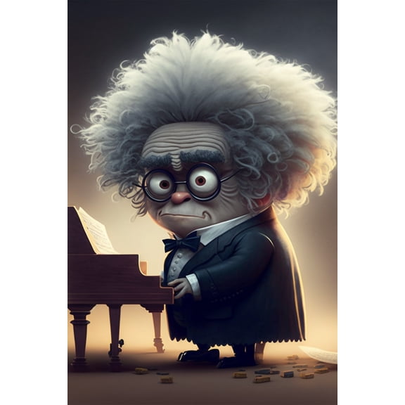 24x36 gallery poster, Ludwig Van Beethoven p1