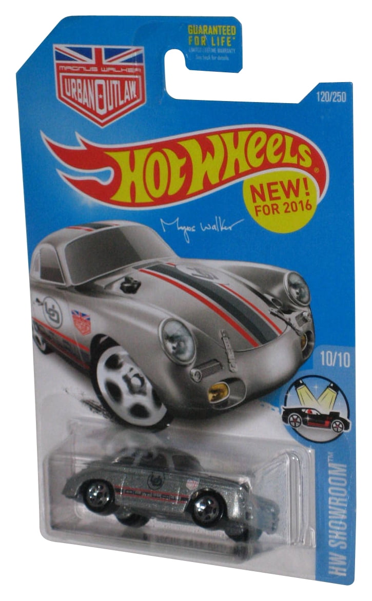 Hot Wheels Spring Edition HW Showroom – Silver Porsche 356A Outlaw 120/250 Die-Cast Car On Urban Outlaw Card - View #6