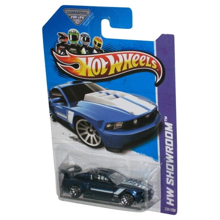 Hot Wheels HW Showroom (2012) Blue Custom '12 Ford Mustang Car 230/250
