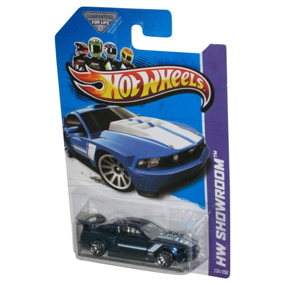 Hot Wheels HW Showroom (2012) Blue Custom '12 Ford Mustang Car 230/250
