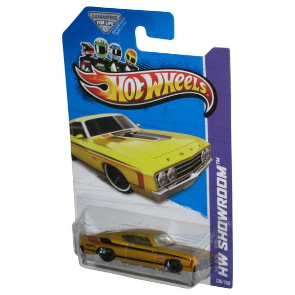Hot Wheels HW Showroom (2012) Gold '69 Ford Torino Talladega Toy Car 236/250