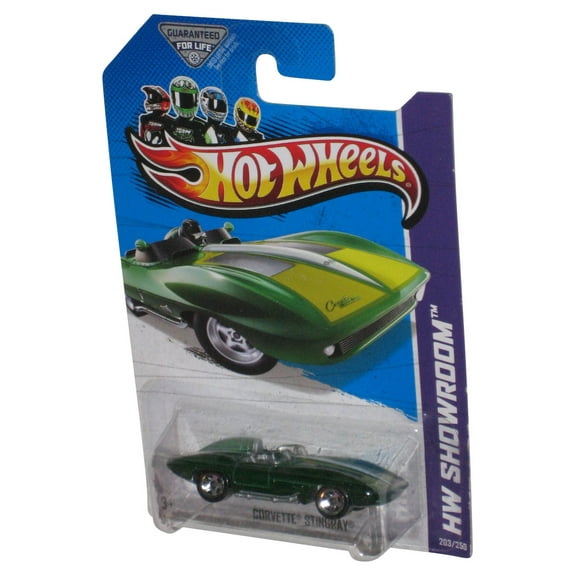 Hot Wheels HW Showroom (2012) Green Corvette Stingray Toy Car 203/250