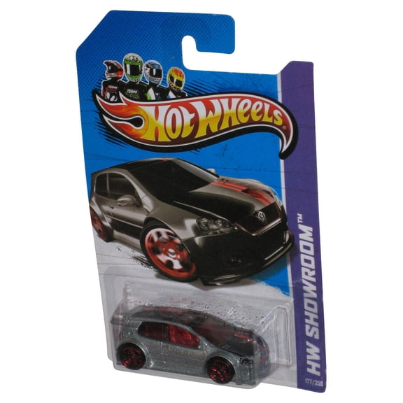 Hot Wheels HW Showroom (2012) Silver Volkswagen Golf GTI Toy Car 177/250