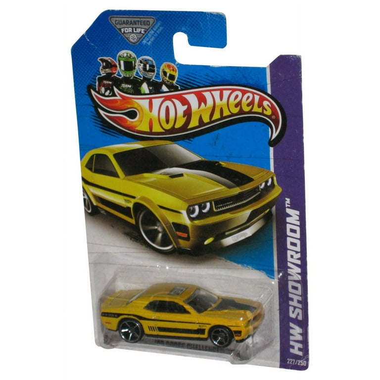 Hot Wheels HW Showroom 2012 Yellow 08 Dodge Challenger SRT8 Car 227 250 Walmart