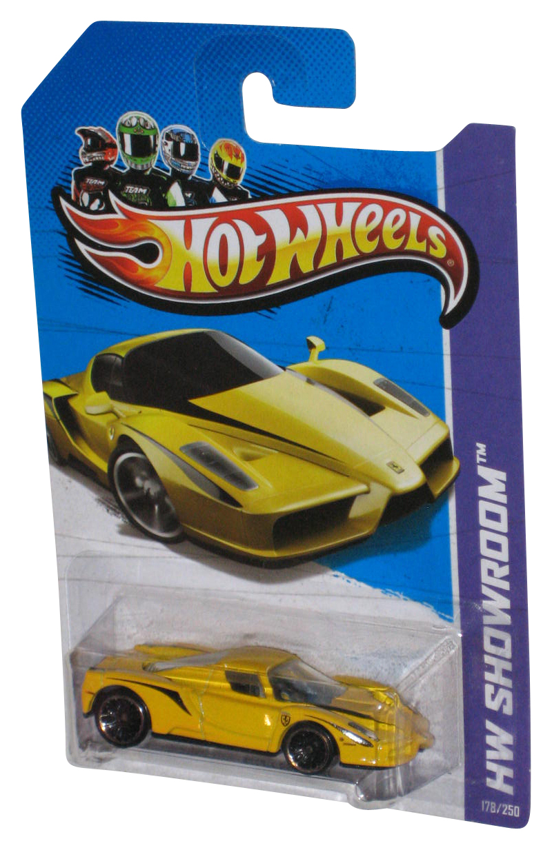 Hot Wheels HW Showroom (2012) Yellow Enzo Ferrari Toy Car 178/250