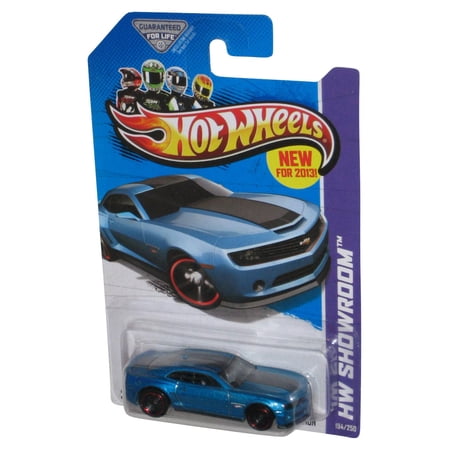 Hot Wheels HW Showroom (2013) Blue Chevy Camaro Special Edition Toy Car 194/250