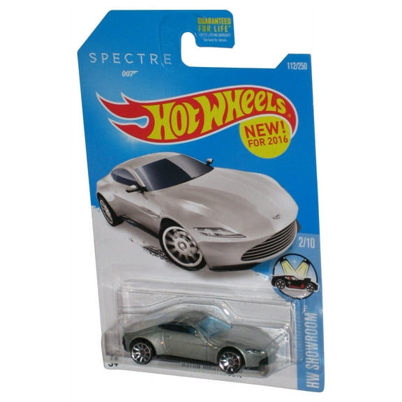 Hot Wheels HW Showroom (2016) James Bond 007 Spectre Aston Martin DB10 Silver Car #112/250