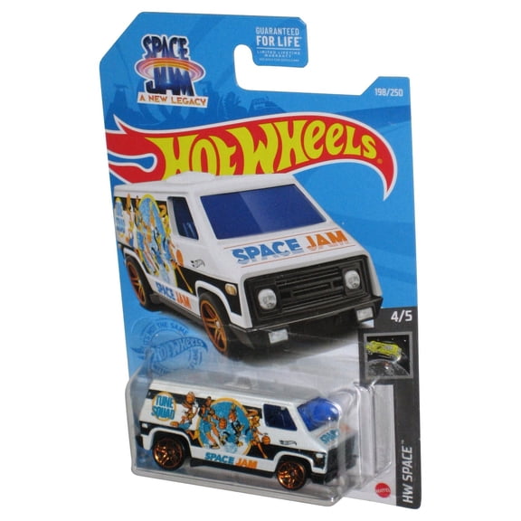 Hot Wheels HW Space 4/5 (2020) Space Jam A New Legacy White 70s Van Toy 198/250
