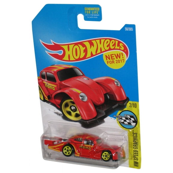 Hot Wheels HW Speed Graphics 2/10 (2017) Red Volkswagen Kafer Racer Car 56/365