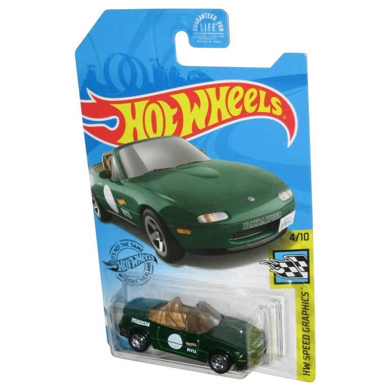 Hot Wheels HW Speed Graphics (2017) '91 Mazda MX-5 Miata Green Car
