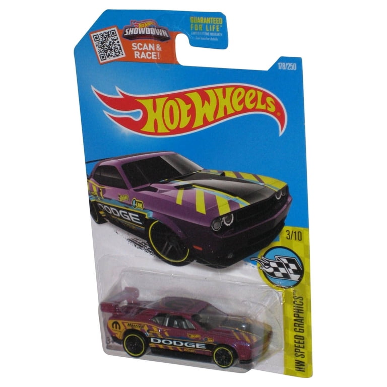Hot Wheels HW Speed Graphics 3/10 (2015) Purple Dodge Challenger