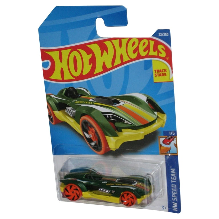 Hot Wheels HW Speed Team Roadster Bite (2021) Green & Yellow Toy