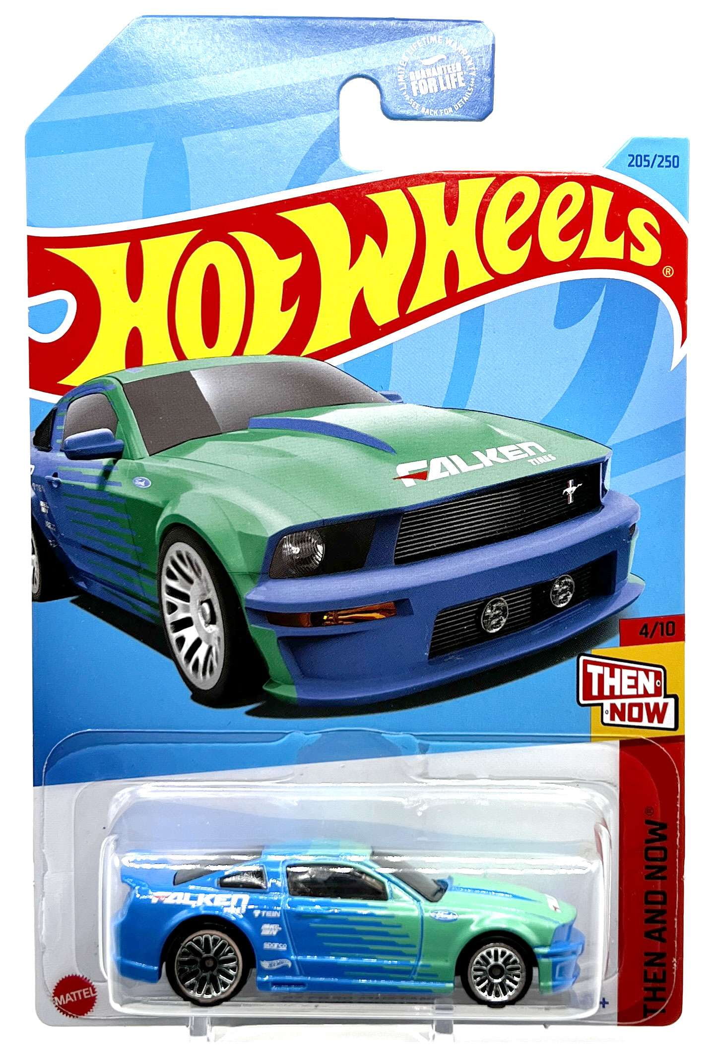 Hot Wheels HW Then and Now 07 Ford Mustang Diecast Car Blue