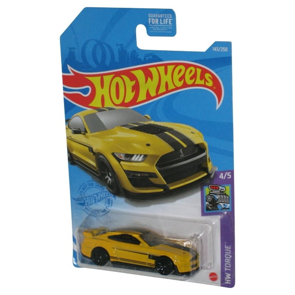 Hot Wheels HW Torque 4/5 Yellow 2020 Ford Mustang Shelby GT500 Toy Car 143/250