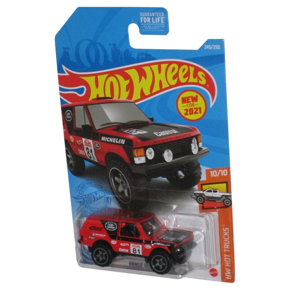 Hot Wheels HW Trucks 10/10 (2021) Red Range Rover Classic Toy 245/250