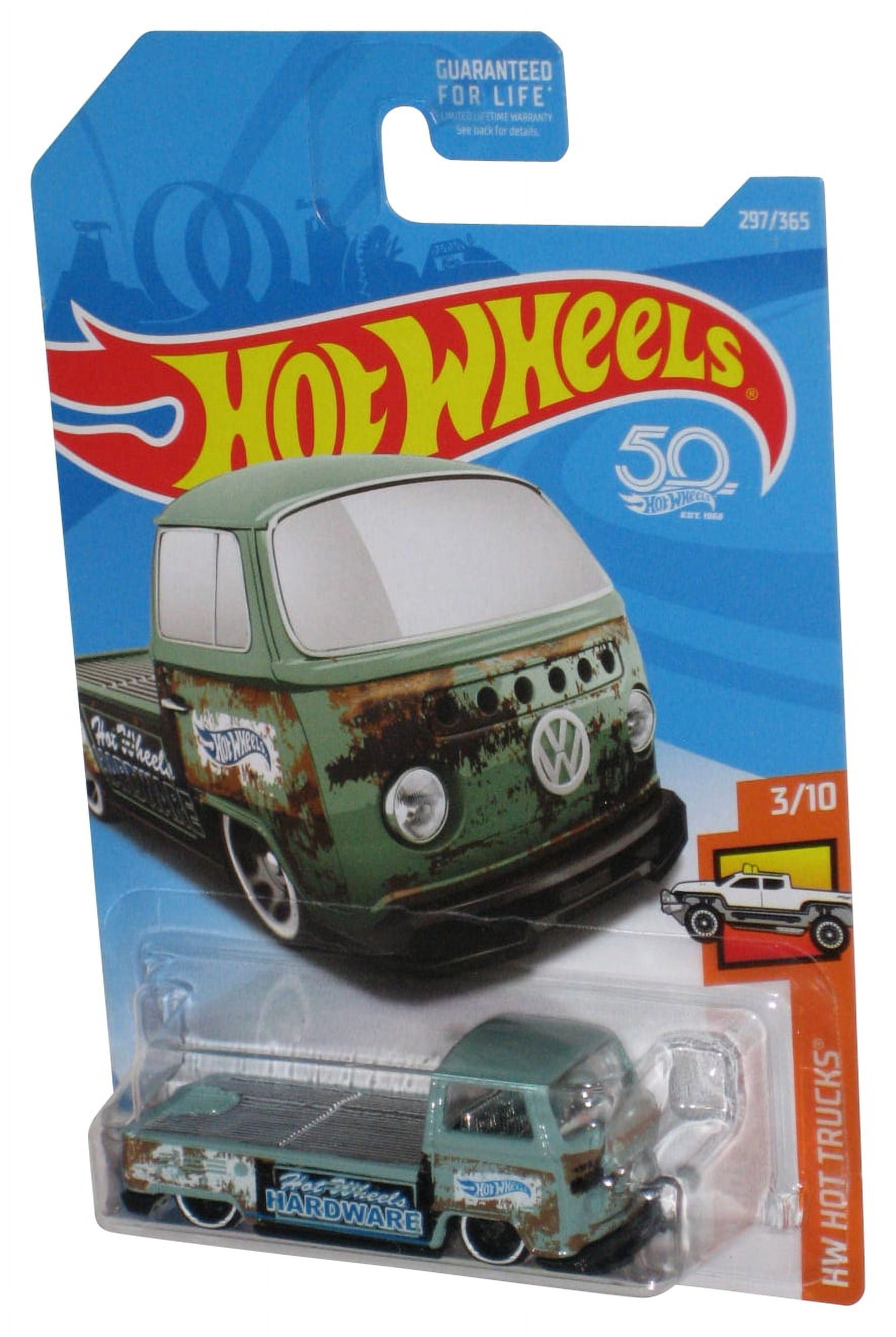 Hot Wheels HW Trucks 3/10 (2017) Volkswagen T2 Pickup Green Toy