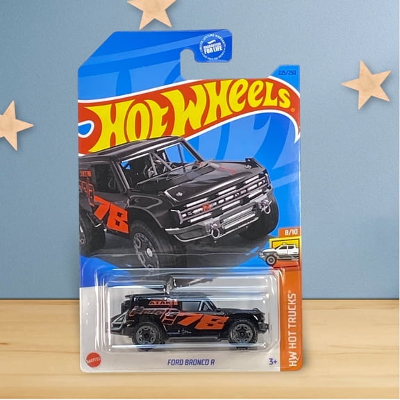 Hot Wheels HW Trucks 8/10 (2021) Black Ford Bronco R Toy Car 225/250