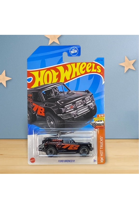 Hot Wheels HW Trucks 8/10 (2021) Black Ford Bronco R Toy Car 225/250