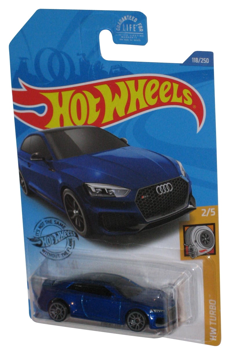 Hot Wheels HW Turbo 2 5 2017 Blue Audi RS 5 Coupe Toy Car 118 250 Walmart