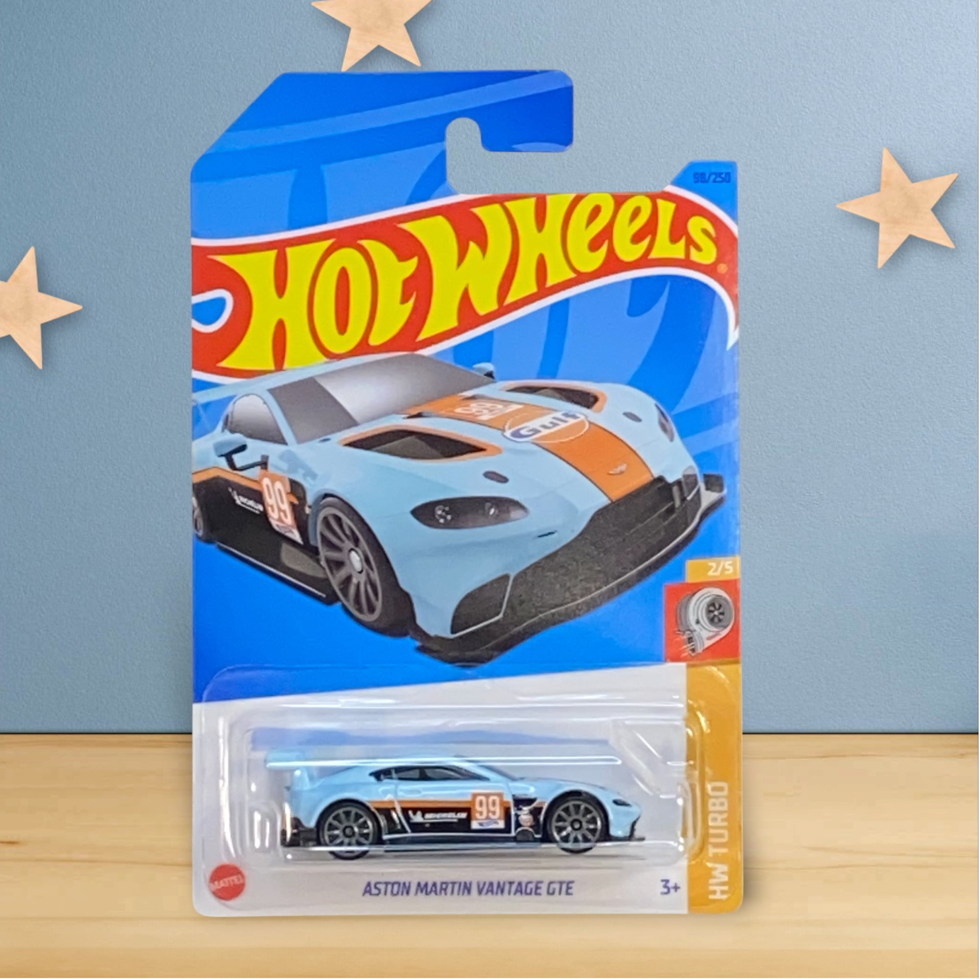 Hot Wheels HW Turbo 2/5 (2021) Blue Gulf Aston Martin