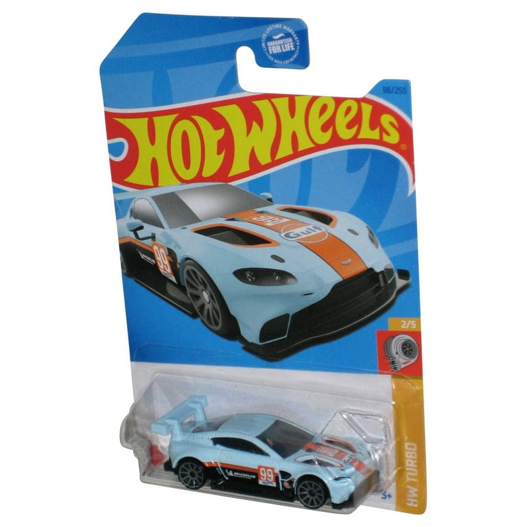 Hot Wheels HW Turbo 2 5 2021 Blue Gulf Aston Martin Vantage GTE Car 98 250 Walmart