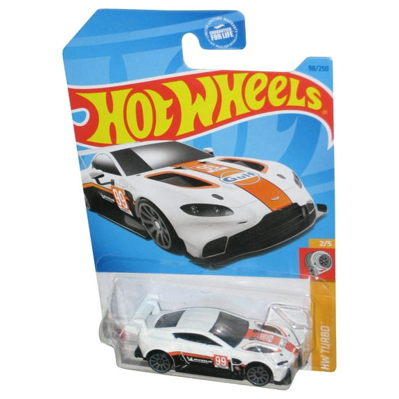 Hot Wheels HW Turbo 2/5 (2021) White Aston Martin Vantage GTE Car 98/250