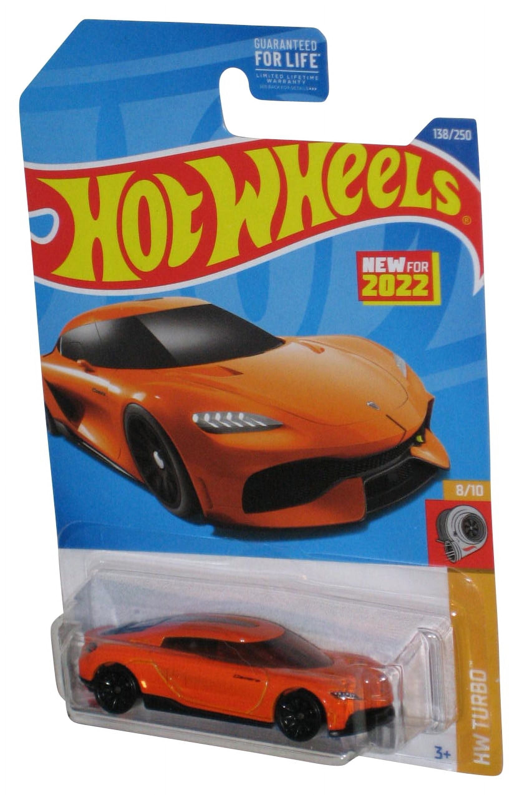 Hot Wheels HW Turbo 8/10 (2022) Orange Koenigsegg Gemera Toy