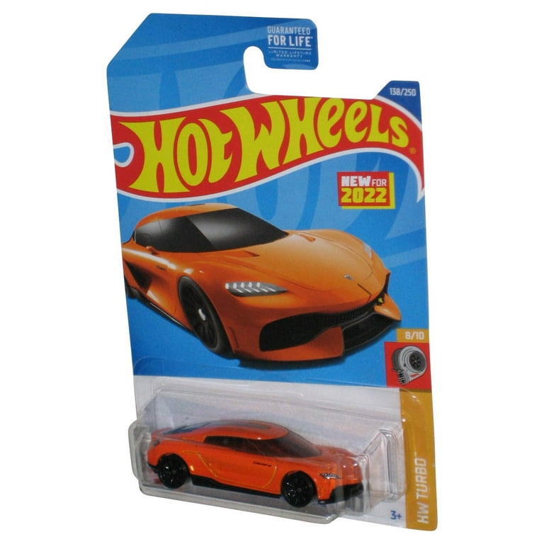 Hot Wheels HW Turbo 8/10 (2022) Orange Koenigsegg Gemera Toy