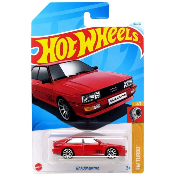 Hot Wheels HW Turbo '87 Audi Quattro Diecast Car