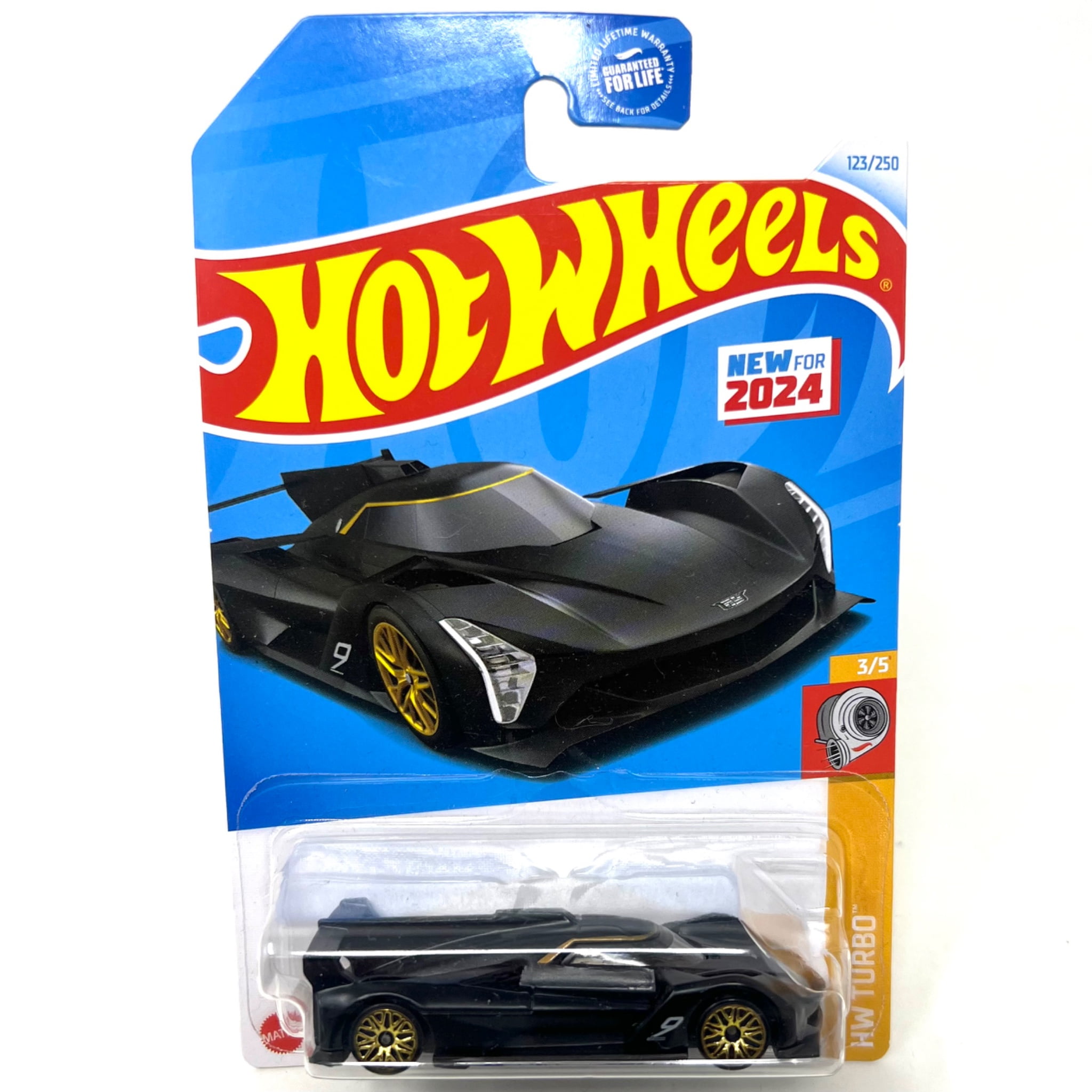 Hot Wheels HW Turbo Cadillac Project GTP Hypercar Black