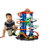 Hot Wheels HW Ultimate Garage Playset with 2 Toy Cars, Stores 100+ 1:64 Scale Vehicles