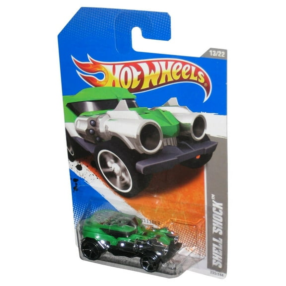 Hot Wheels HW Video Game Heroes 13/22 (2010) Green Shell Shock Car 235/244