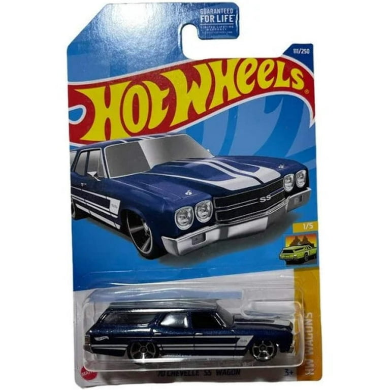 Hot Wheels '70 Chevelle SS Wagon Blue HW Wagons 1/5 111/250