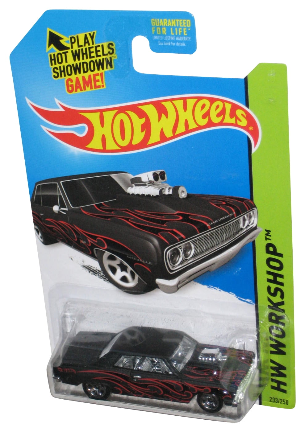 Hot Wheels HW Workshop (2013) Black '64 Chevy Chevelle SS Toy Car