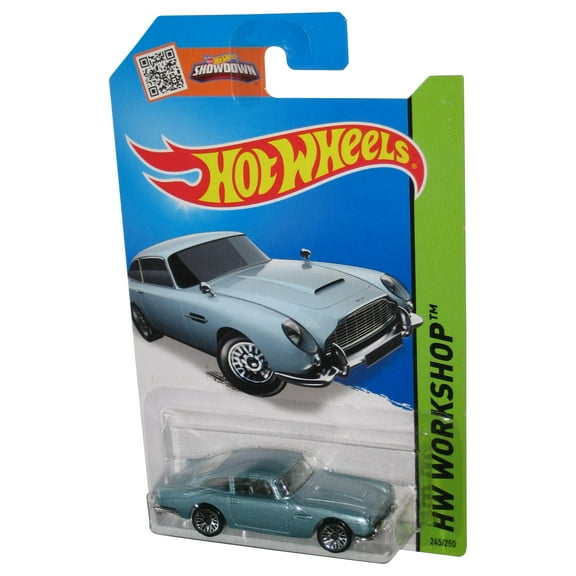 Hot Wheels HW Workshop (2013) Blue Aston Martin 1963 DB5 Toy Car 245/250