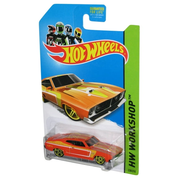Hot Wheels HW Workshop (2013) Orange '73 Ford Falcon XB Toy Car 238/250