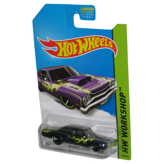 Hot Wheels HW Workshop (2013) Purple '69 Dodge Coronet Superbee Car 212/250