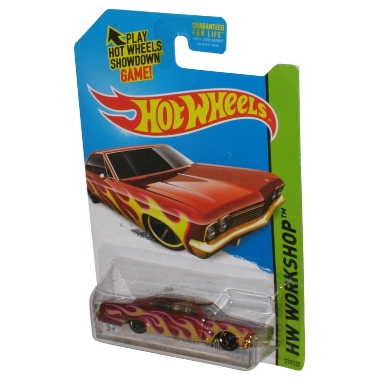 Hot Wheels HW Workshop (2013) Red '65 Chevy Impala Toy Car 218/250