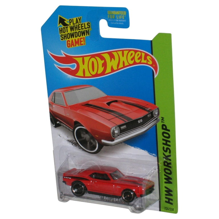 Hot Wheels HW Workshop (2013) Red '68 Copo Camaro Toy Car