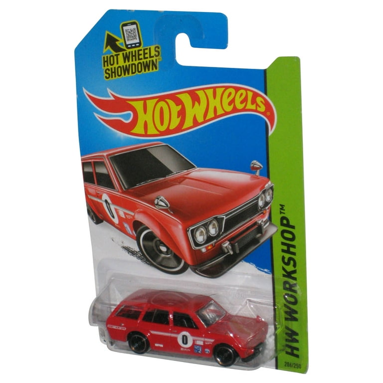 Hot Wheels HW Workshop (2013) Red '71 Datsun Bluebird 510