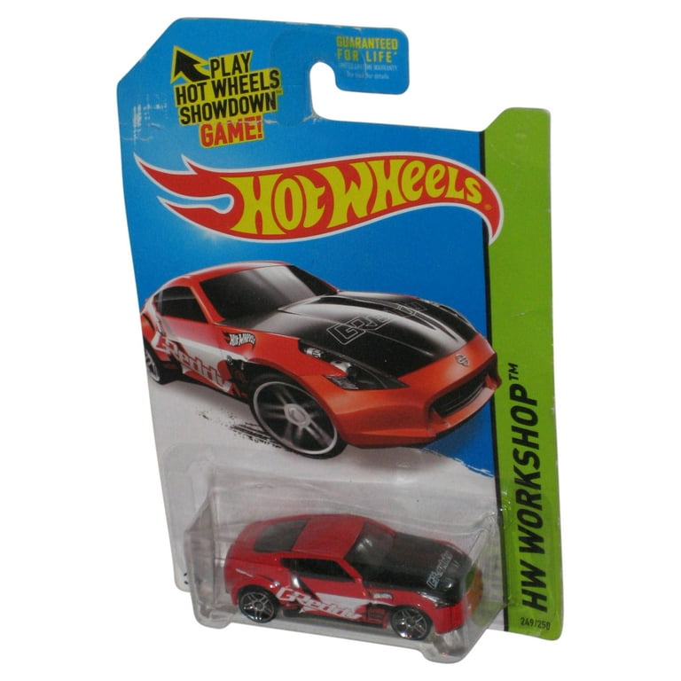 Hot Wheels ミニカー 237台 Hot Wheels HW Workshop (2013) Red Nissan 370Z Die-Cast Toy