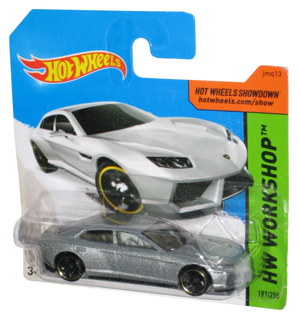 Hot Wheels HW Workshop (2013) Silver Lamborghini Estoque Toy Car