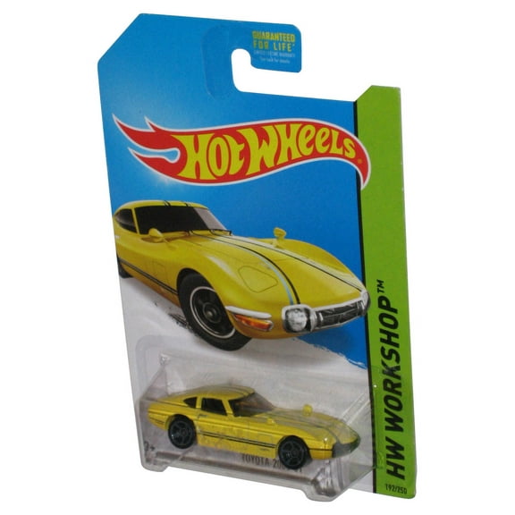 Hot Wheels HW Workshop (2013) Toyota 2000 GT Yellow Die-Cast Toy Car 192/250