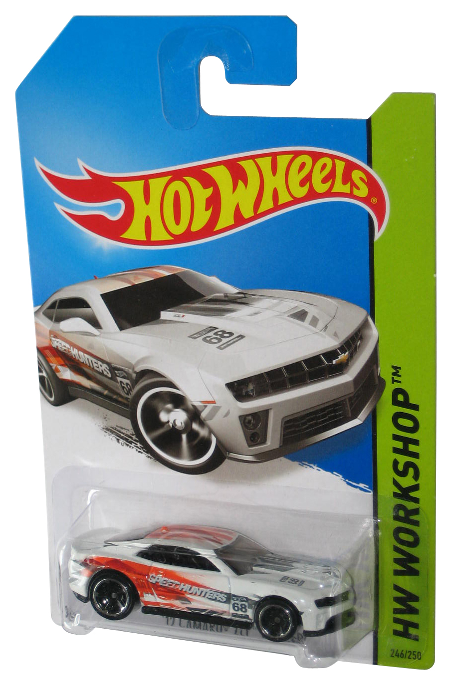 Hot Wheels HW Workshop (2013) White '12 Camaro ZL1 Concept Car 246