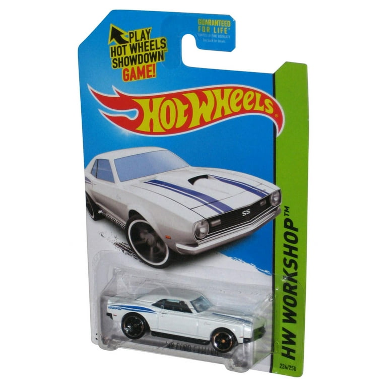 Hot Wheels HW Workshop 2013) White '68 Copo Camaro Toy Car