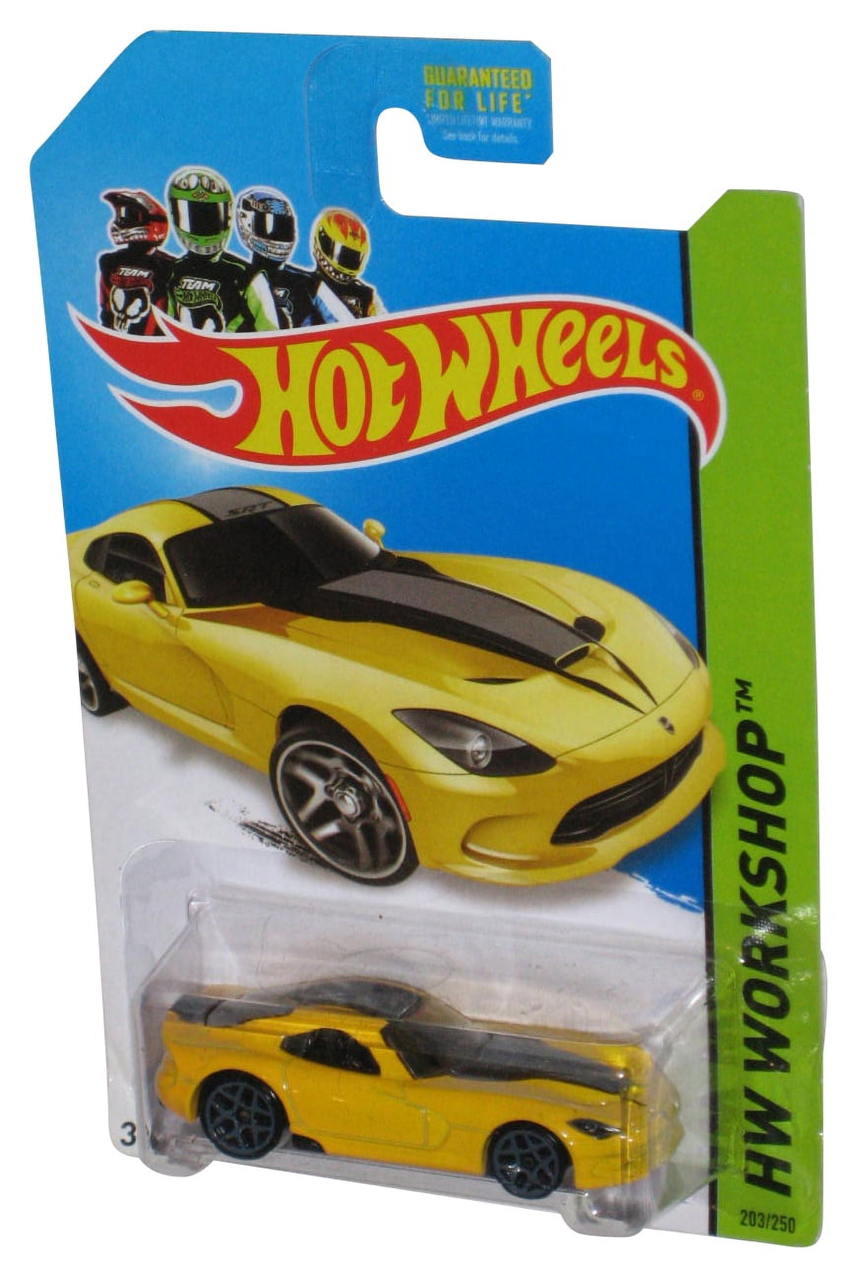 Hot Wheels HW Workshop (2013) Yellow 2013 SRT Viper Toy Car 203