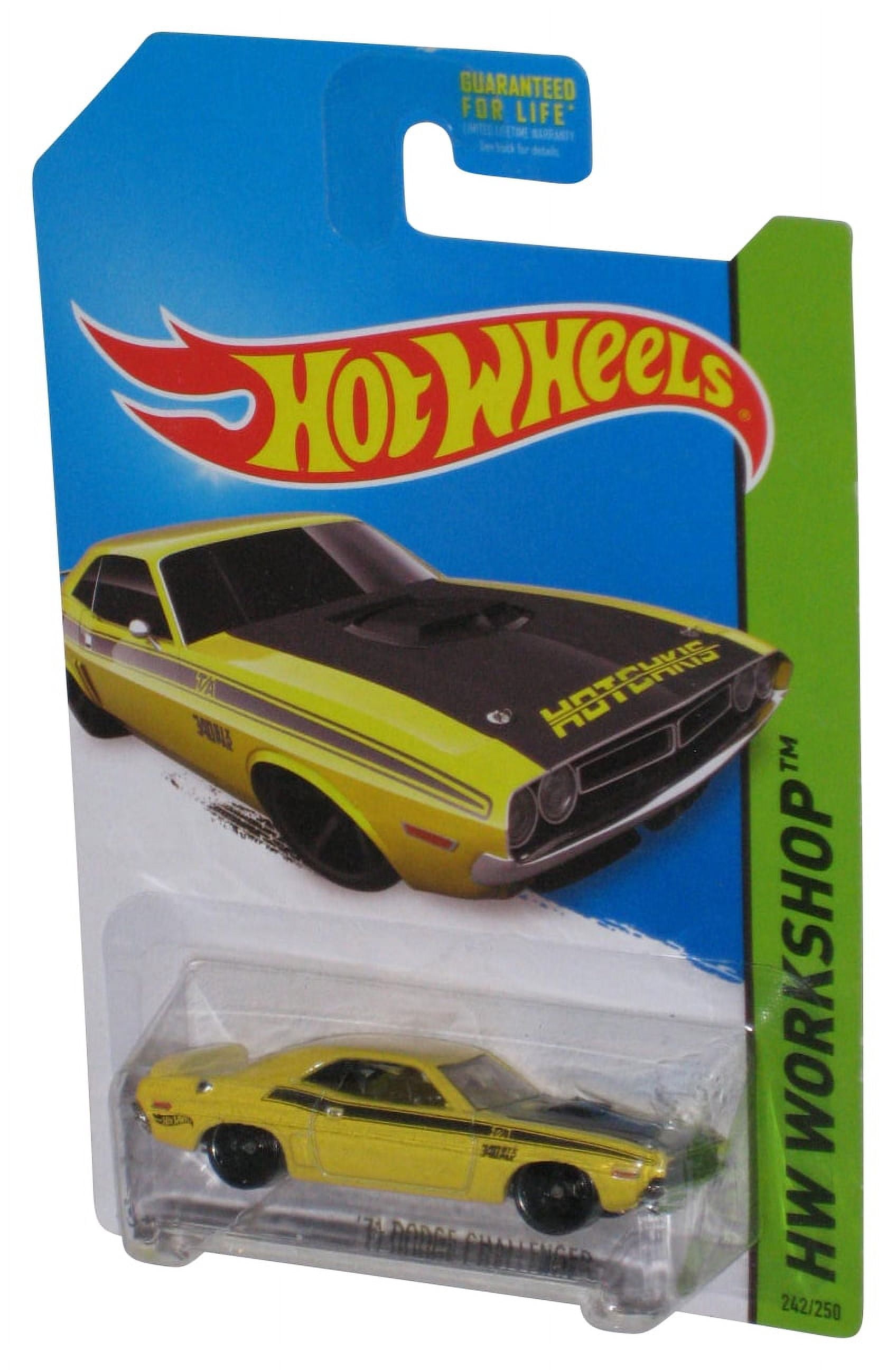 自動車 H/S Works Hot Wheels HW Workshop (2013) Yellow '71 Dodge Challenger Car 242