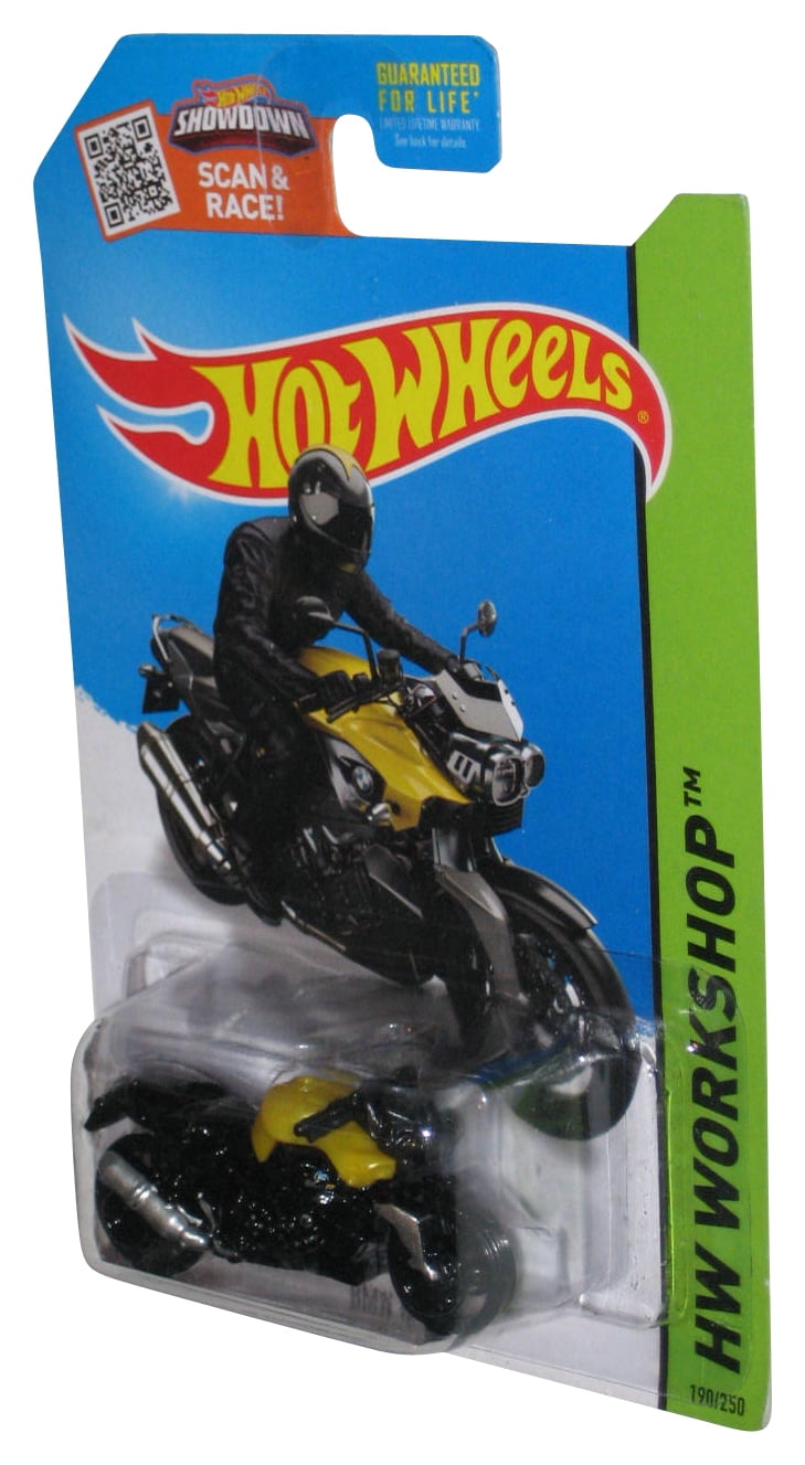 Hot Wheels HW Workshop 2013 Yellow BMW K 1300 R Motorcycle Toy Bike 190 250 Walmart