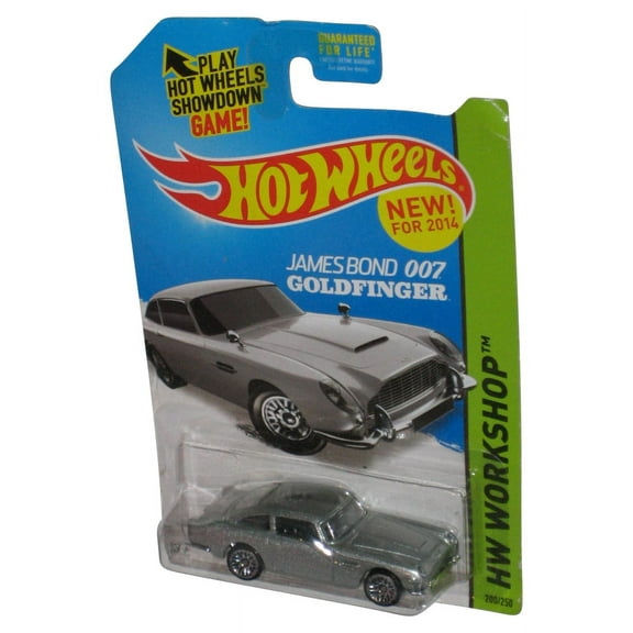 Hot Wheels HW Workshop 2014 James Bond 007 Goldfinger Aston Martin 1963 DB5 Car 200/250